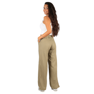 Pantalón de Lino Verde