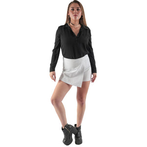 Falda short Lino