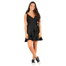 Cargar imagen en el visor de la galería, Vestido de Lino Negro
